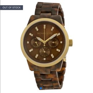 Michael Kors tortoise watch